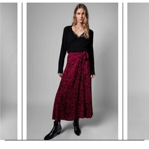Zadig & Voltaire Johan Maxi Skirt Size 36